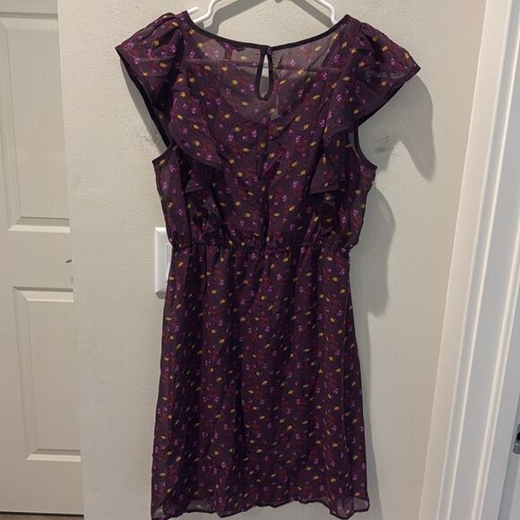 Bundle of Two Dresses purple Flutter Sleeves size small - Picture 9 of 12